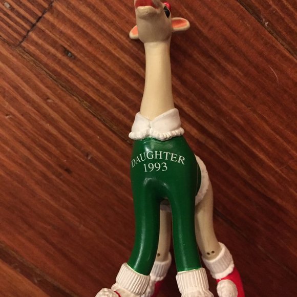 ❄️HALLMARK Keepsake Ornament Giraffe Daughter and Son set - 1993 - Picture 14 of 17